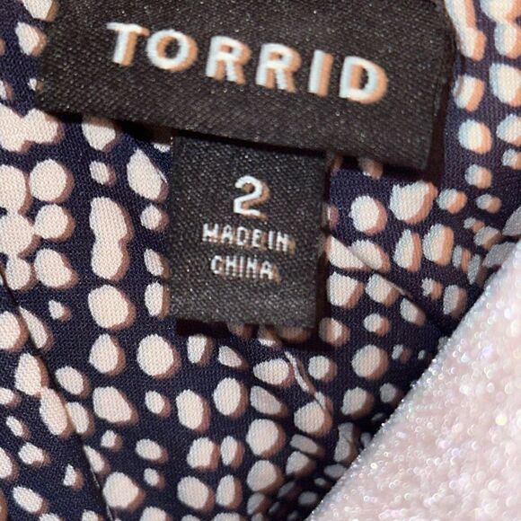 torrid High Low Off Shoulder Dress Size 2X - Picture 5 of 6